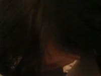 Horny dad make her incest daughter cum